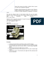 Final Refractometry and Polarimetry