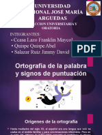 Ortografía de La Palabra y Signos de Puntuación