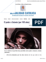 El Poder A Satanás (Por 100 Años) - ACTUALIDAD CATOLICA