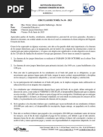 Circular Rectoría No 34 de Junio 16 de 2023