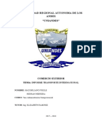 Comercio Internacional Informe