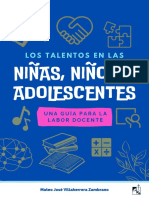 Los Talentos en Las Niñas, Niños y Adolescentes. Una Guía para La Labor Docente - Mateo Villaherrera