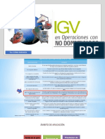 Utilizacion de Servicios - IGV No Domiciliados