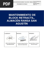 Pts - Mantenimiento de Block Retractil