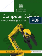 Cambridge IGCSE - O Level Computer Science Teacher's Resource Sample