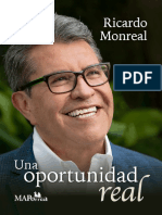 Una Oportunidad Real Ricardo Monreal