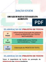 Redação - Planejamento de Texto