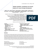 Interconnections Between Apoptotic, Autophagic and Necrotic Pathways - Implications For Cancer Therapy Development