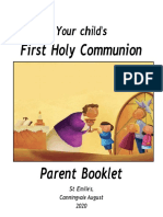 First Eucharist 2020 Parent Booklet 2