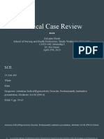 Clinical Case Review - Portfolio