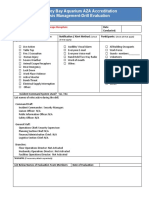 AZA Drill Evaluation Blank 2014