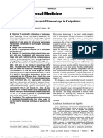 Annals of Internal Medicine: Risk Factors For Intracranial Hemorrhage in Outpatients Taking Warfarin