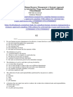 Canadian Human Resource Management A Strategic Approach Canadian 10th Edition by Schwind Das Wagar and Fassin ISBN Test Bank