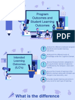 Program Outcomes and Student Learning OUTCOMES