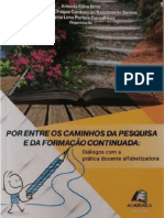 11 Livro Por Entre Os Caminhos Da Pesquisa e Da Formação Continuada Diálogos Com A Prática Docente Alfabetizadora