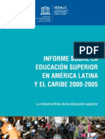 Informe Educacion superiorAL2007