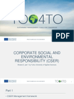 TOO4TO Module 2 / Corporate Social and Environmental Responsibility: Part 1