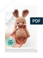 Lapin Roberto PDF Amigurumi Patron Gratuit