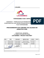 Procedimiento de Control de Calidad en Arquitectura