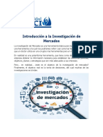 Tema # 1 Introducción A La Investigación de Mercados