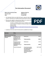 Fee Info Template Euro