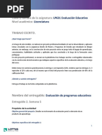 Proyecto EvaluacionEducativa Segundo Ent UTC