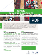 Plaquettes CPES Par Parcours