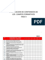 Dosificacion de Contenidos Fase 4