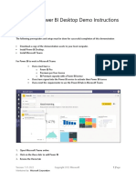 Teams For Power BI Demo