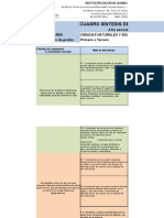 IE Ciudad Córdoba Formato Cuadro Síntesis Del Plan de Área Actualizado