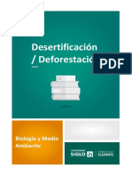 Desertificación Deforestación