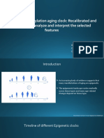 Pan-Tissue Methylation Aging Clock: Recalibrated and A Method To Analyze and Interpret The Selected Features