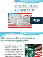 American Culture and Geography