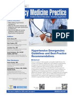 Hypertensive Emergencies