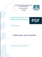 Audit Des Actifs