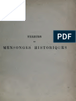 Barthélemy Charles - Erreurs Et Mensonges Historiques - Tome 03