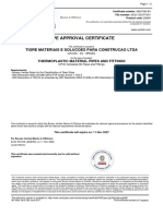 Certificação BV Tigre CPVC SCH80