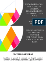 Uso de Farmacos e Insumos Del Del Carro Rojo Caja Roja y Caja Rosa