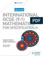 My Revision Notes International GCSE (9-1) Mathematics For Pearson Edexcel Specification A (Sophie Goldie, Sadhiv Mahandru) (Z-Library)