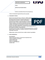 Análisis Organoléptico Del Pescado Fresco Bien