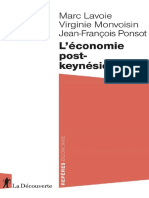 L Economie Post Keynesienne