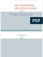 A-P Dysplasia Indicators