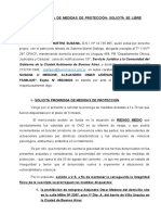 SOLICITA PRORROGA DE MEDIDAS DE PROTECCION - Julio 2023