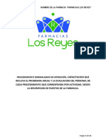 02 Procedimiento Normalizado de Operacion Capacitacion, Programa Anual y La Evaluacion Del Personal