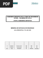 JAU-4500929764-LT-EL-MC-006 Memoria de Distancia de Seguridad - Rev B