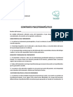 Contrato Psicoterapeutico