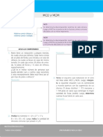 Laboratorio Matematico de MCD y MCM