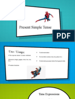 Present Simple Super Heroes Grammar 148162