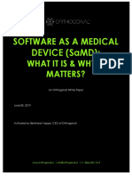 White Paper Software As A Medical Device SaMD What It Is and Why It Matters June 5 2019