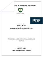 Projeto Alimentação Saudável 3 Ano 2 Trimestre